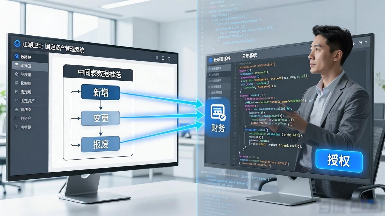 固定资产系统与账务系统的对账_设置固定资产与财务系统接口_固定资产管理系统与财务软件对接方案