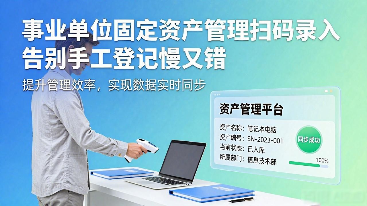 扫码枪扫不出来怎么办_事业单位固定资产管理系统扫码识别告别手工录入_淘宝扫码领红包怎么扫